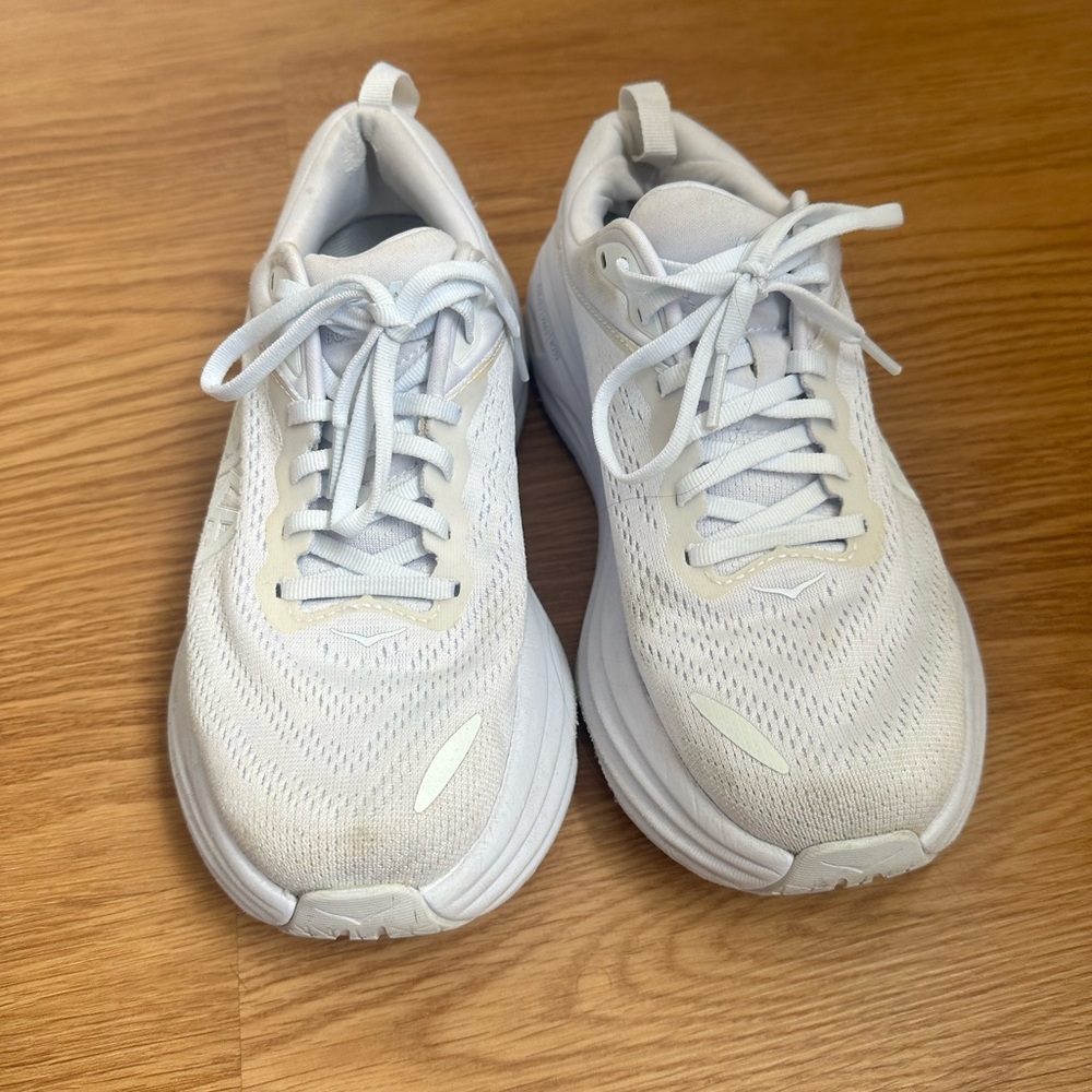 Hoka Bondi 8 Sneakers, White